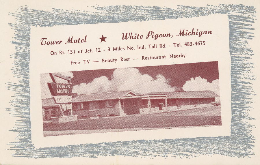 Tower Motel - Vintage Postcard (newer photo)